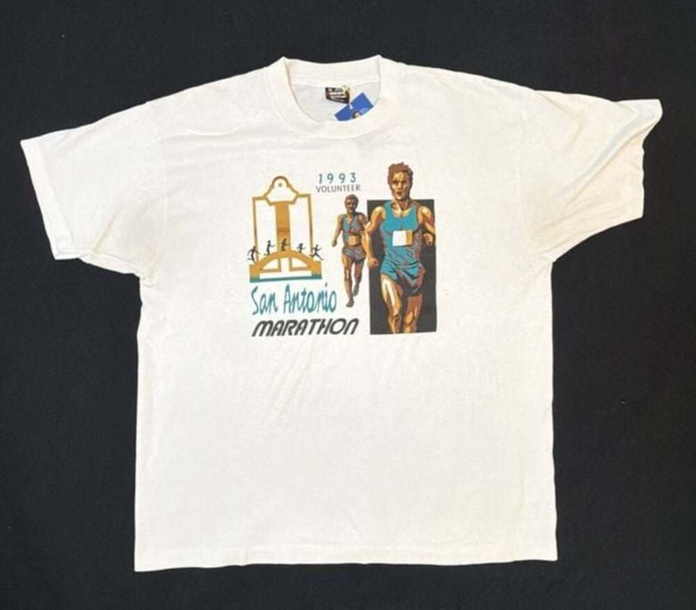 Vintage 1993 San Antonio Marathon Volunteer T-Shirt XL